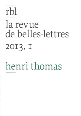 Henri Thomas, , de Ghislaine Dunant